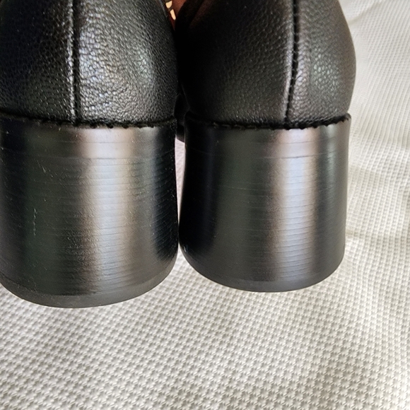 Dolce Vita Classic Black Leather Loafers - Picture 3 of 11
